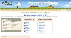 Desktop Screenshot of chaty-a-chalupy.cz