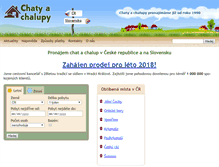 Tablet Screenshot of chaty-a-chalupy.cz
